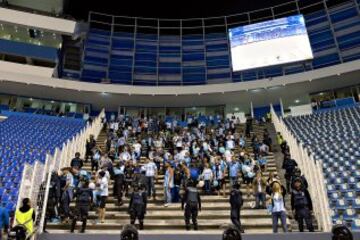 Los aficionados de Racing que hicieron el viaje