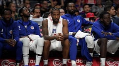 Kawhi Leonard no jug&oacute; en el partido de la NBA que jugaron Los &Aacute;ngeles Clippers y los Sacramento Kings