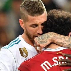 Sergio Ramos le desea una pronta recuperación a Salah