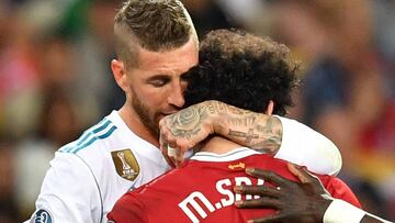 Sergio Ramos le desea una pronta recuperación a Salah