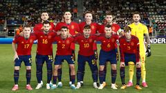 Alineación de la Selección española sub-21 contra Croacia.