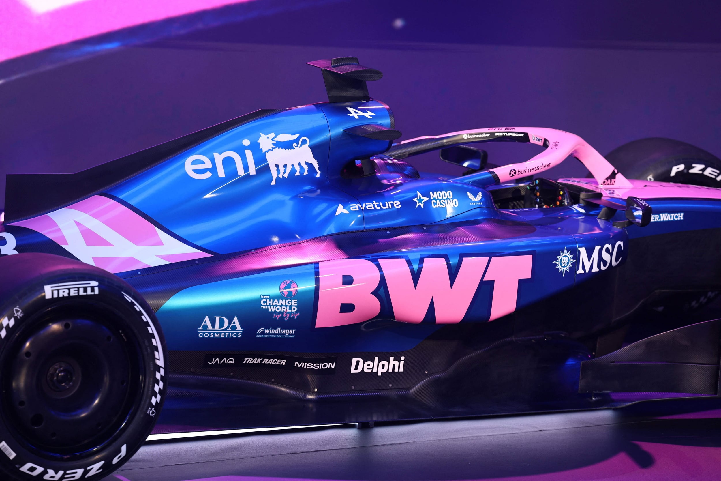 Alpine A526 presentado en Barcelona, España. F1 2026.