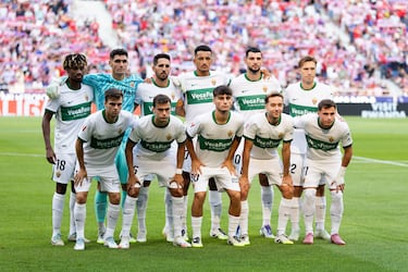 Con esta alineación salió el Elche. 
