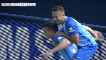 Resumen y gol del Málaga-Rayo Majadahonda de LaLiga 1|2|3|