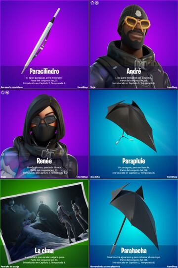 Todos los objetos de Moncler en Fortnite