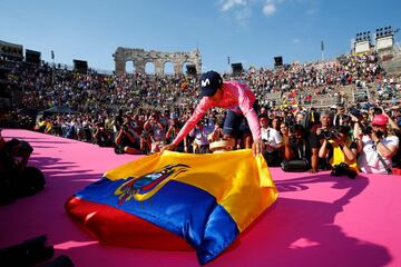 Richard Carapaz ganó su primera grande 