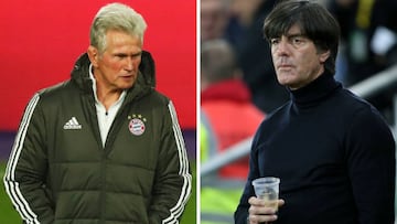 Jupp Heynckes y Joachim Löw.