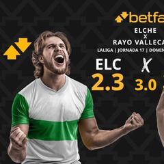 Elche CF vs. Rayo Vallecano: horario, dónde ver, pronósticos y clasificación