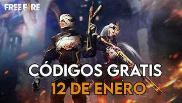 Free Fire | C車digos de hoy jueves 12 de enero de 2023: recompensas gratis