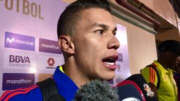 Mateus y sus primeros goles con la Selección Colombia