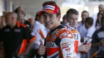 Márquez volvió a ser el más rápido.