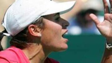 <b> EN FORMA.</B> La tenista valenciana está pasando por un gran momento de forma y lo demuestra con su presencia en la final de Palermo.