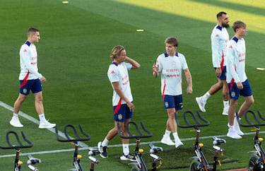 Marcos Llorente y Pablo Barrios.