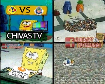 Paliza de Chivas al América en la cancha y en los memes