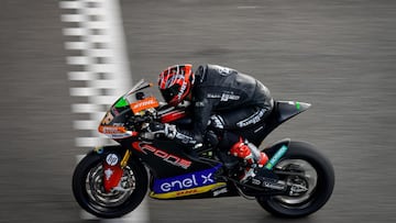 Jordi Torres al paso por meta en Jerez.