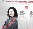 Claudia Pons da la lista para la primera Eurocopa de la historia