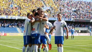 El Tenerife, en un derbi ante Las Palmas.