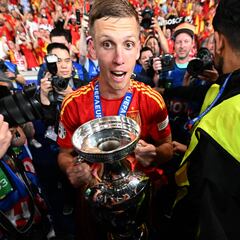 Esprint final del Barça con el Leipzig por Dani Olmo