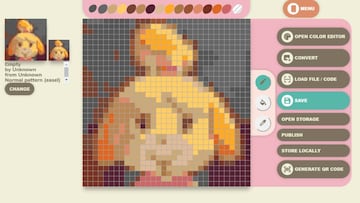 Cómo crear diseños personalizados en Animal Crossing: New Horizons