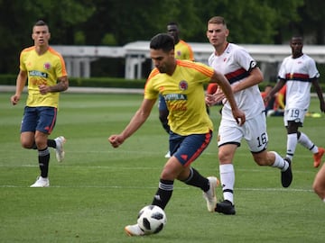 Falcao Garc&iacute;a durante el amistoso de la Selecci&oacute;n Colombia ante la Primavera del Genoa