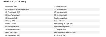 El calendario de LaLiga SmartBank al completo