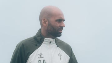 Claudio Giráldez, técnico del Celta, durante un entrenamiento.