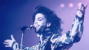 Prince en un concierto en Wembley, Londres, el 22 de agosto de 1990. (Photo by Graham Wiltshire/Hulton Archive/Getty Images)