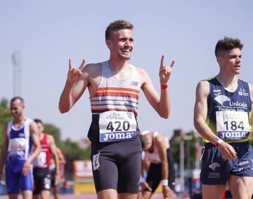 Campeonato de España de Atletismo que se está disputando en el estadio Juan de la Cierva en Getafe.
