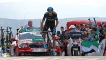 Chris Froome, en la &uacute;ltima Vuelta a Espa&ntilde;a.