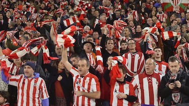 Afición del Athletic.