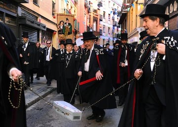 El Entierro de la Sardina por las calles de Madrid