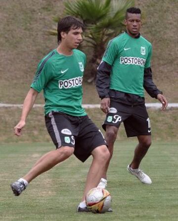 Atlético Nacional se entrena en Guarne antes del partido contra Estudiantes por la Copa Libertadores.