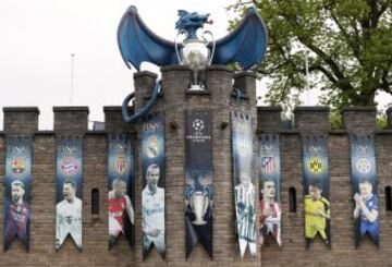 The Principality Stadium is getting ready to host the 2016/17 Champions League final between Juventus and Real Madrid on 3 June.