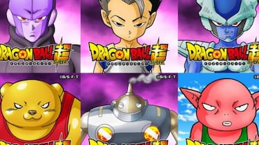 Los nuevos personajes de Dragon Ball Super