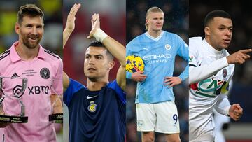 Messi, Haaland, Mbapp¨¦ y Cristiano nominados al TOTY de EAFC 24