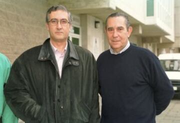 Yosu con Gregorio Manzano. 