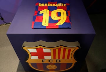 Martin Braithwaite lucir¨¢ el dorsal 19 con el Barcelona