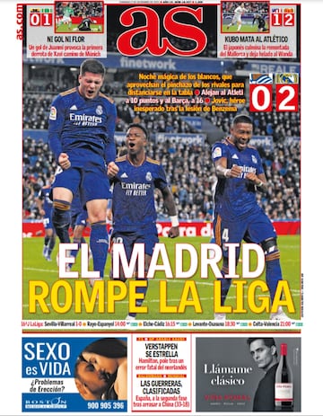 Las portadas de AS de diciembre