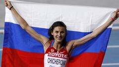 Anna Chicherova, una de las mejores atletas rusas del siglo.