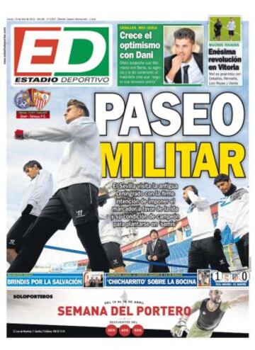 Portadas de la prensa deportiva