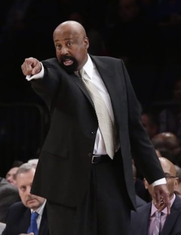 Mike Woodson, técnico de los Knicks. 