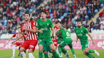 Almer¨ªa 2 - Sporting 1: goles, resultado y resumen del partido