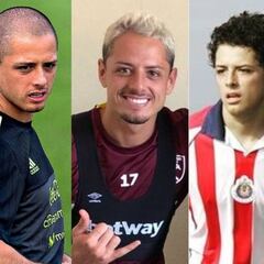 Los 'looks' de Chicharito a lo largo de su carrera