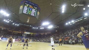 El Cl¨¢sico de baloncesto desde una perspectiva nunca vista