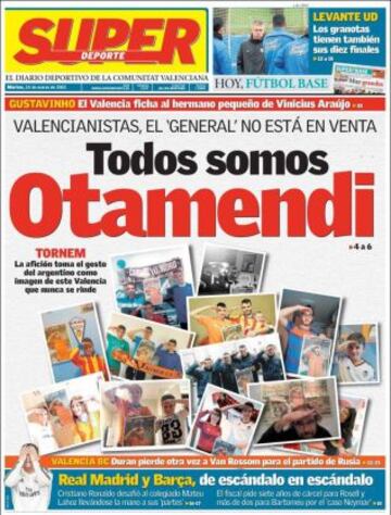 Portadas de la prensa deportiva