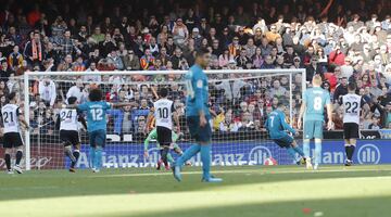 Cristiano Ronaldo marca el 0-1 de penalti. 