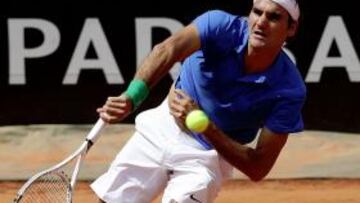Federer debutó en Roma con un cómodo triunfo ante Berlocq y se medirá a Juan Carlos Ferrero en octavos.