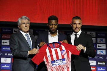 La presentación de Lemar, nuevo fichaje del Atlético, en imágenes