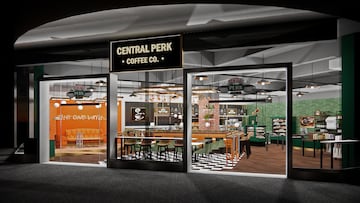 Render del Central Perk Coffeehouse en NYC.