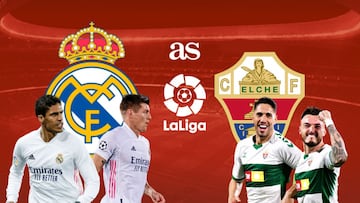 All the information you need to know on how and where to watch Real Madrid host Elche at Estadio Alfredo Di St&eacute;fano (Madrid) on 13 March at 16:15 CET.